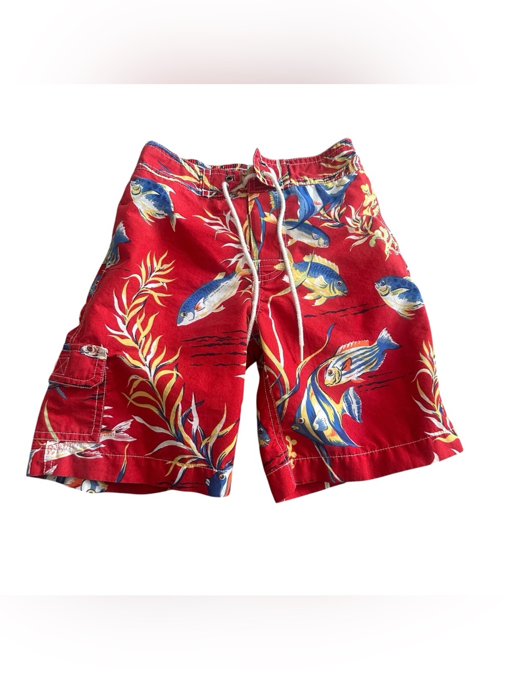 Polo Ralph Lauren Tropical Fish Swim Trunks Shorts Youth Boy Size 6 - Picture 1 of 4